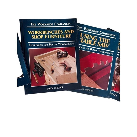 Seven (7) Educational Carpentry Books The Workshop Company & Woodworkers Journal - Picture 5 of 11